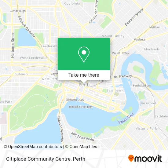Citiplace Community Centre map