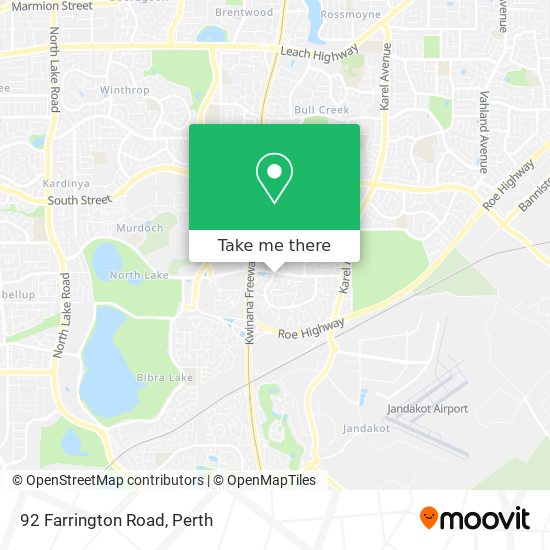 92 Farrington Road map