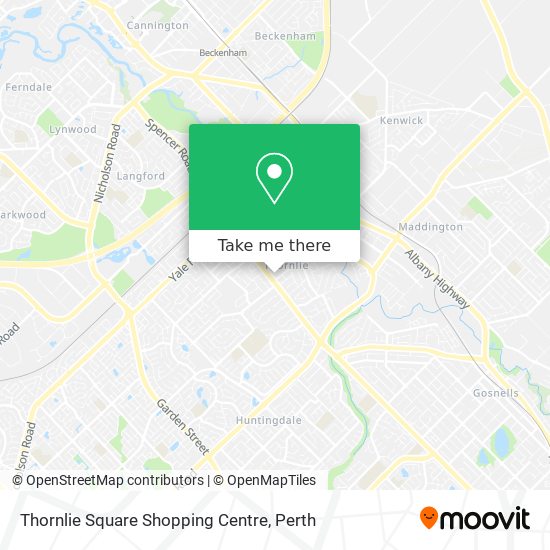 Thornlie Square Shopping Centre map