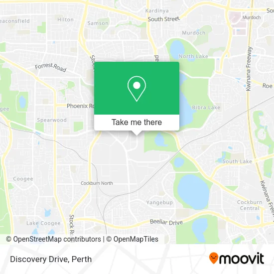 Mapa Discovery Drive