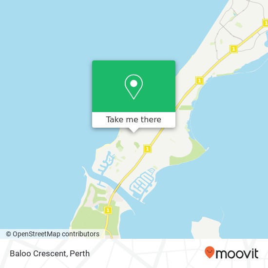 Baloo Crescent map