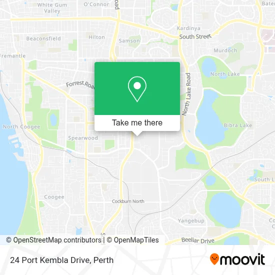 Mapa 24 Port Kembla Drive