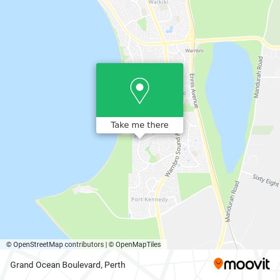 Grand Ocean Boulevard map