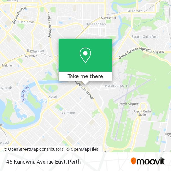 46 Kanowna Avenue East map