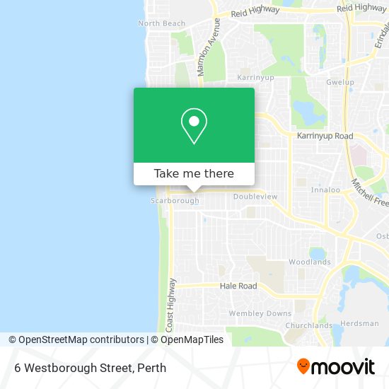 6 Westborough Street map