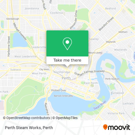 Perth Steam Works map