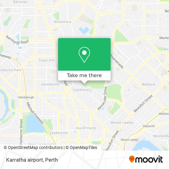 Karratha airport map