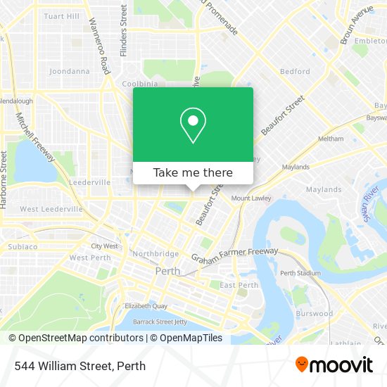 544 William Street map