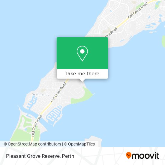 Mapa Pleasant Grove Reserve