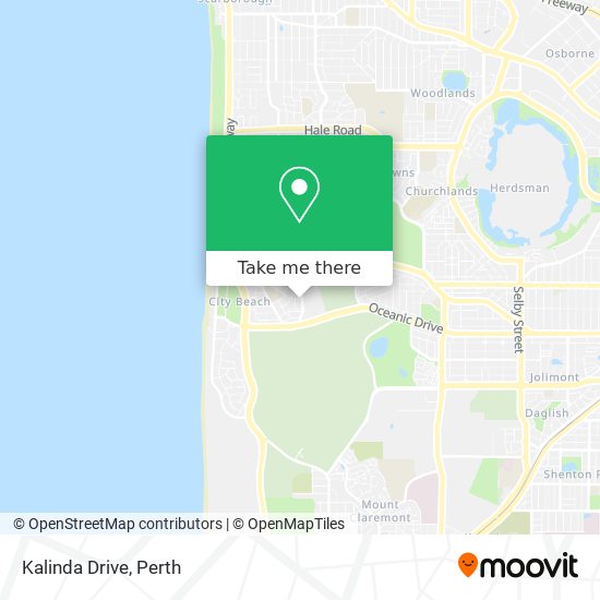 Mapa Kalinda Drive