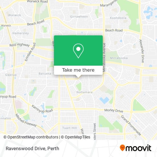Ravenswood Drive map