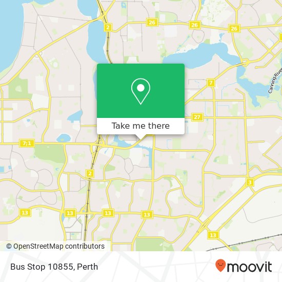 Bus Stop 10855 map