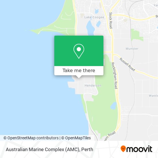 Australian Marine Complex (AMC) map