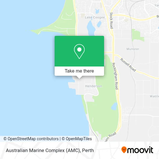 Mapa Australian Marine Complex (AMC)