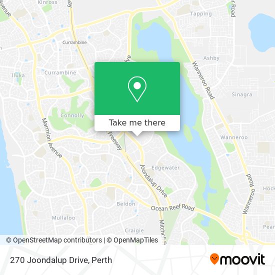270 Joondalup Drive map