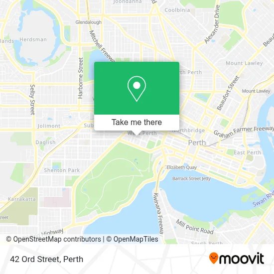 Mapa 42 Ord Street