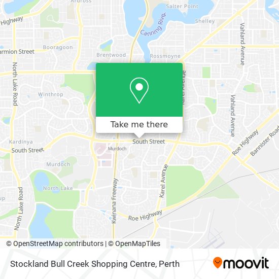 Stockland Bull Creek Shopping Centre map