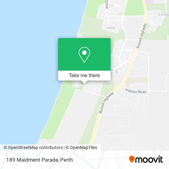 189 Maidment Parade map
