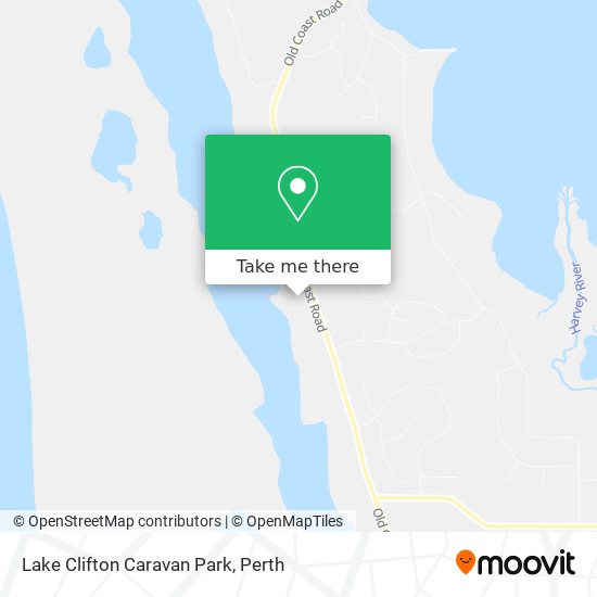Lake Clifton Caravan Park map