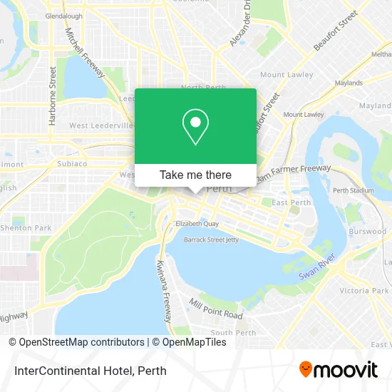 Mapa InterContinental Hotel