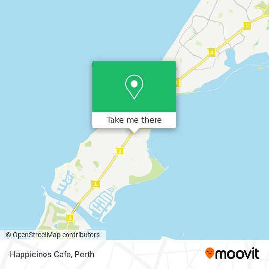 Happicinos Cafe map