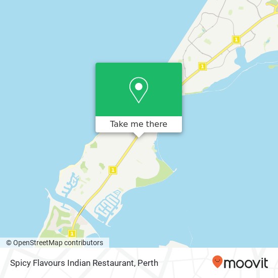 Mapa Spicy Flavours Indian Restaurant, 651 Old Coast Rd Falcon WA 6210