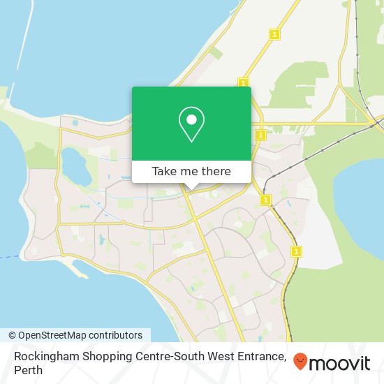 Rockingham Shopping Centre-South West Entrance map