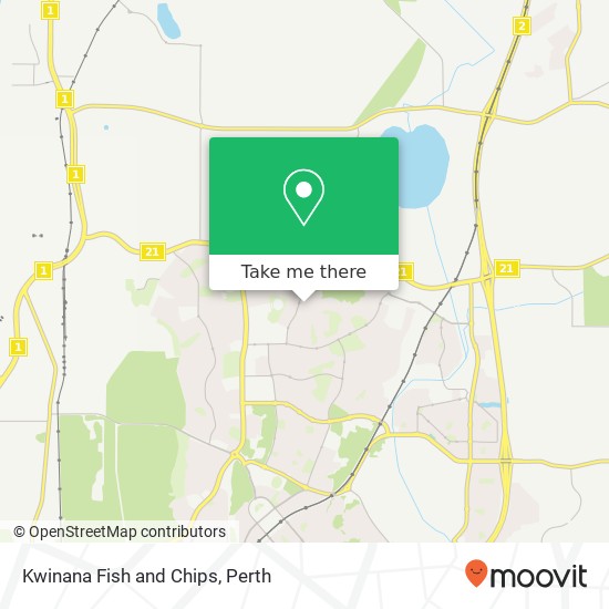 Kwinana Fish and Chips, 62 Orelia Ave Orelia WA 6167 map