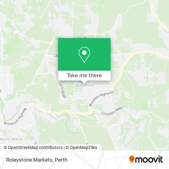 Roleystone Markets map