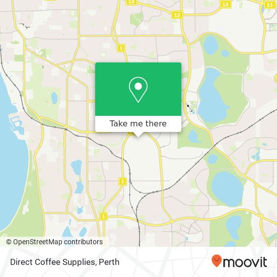 Mapa Direct Coffee Supplies, 6 Quarimor Rd Bibra Lake WA 6163