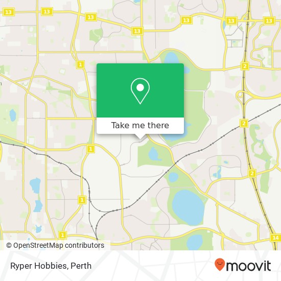 Mapa Ryper Hobbies, 21 Discovery Dr Bibra Lake WA 6163