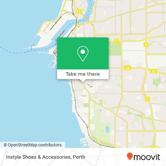 Instyle Shoes & Accessories, 195 Hampton Rd South Fremantle WA 6162 map