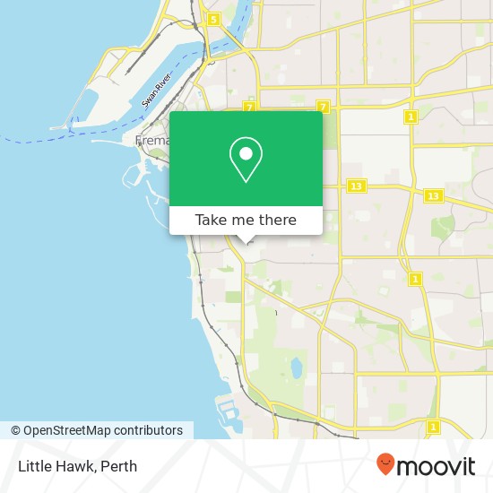 Little Hawk, 14 Strang St Beaconsfield WA 6162 map