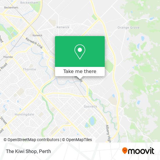 The Kiwi Shop map