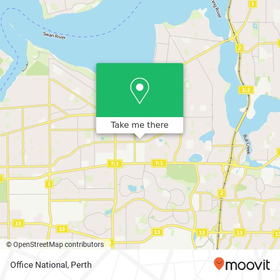 Office National, 500 Marmion St Booragoon WA 6154 map