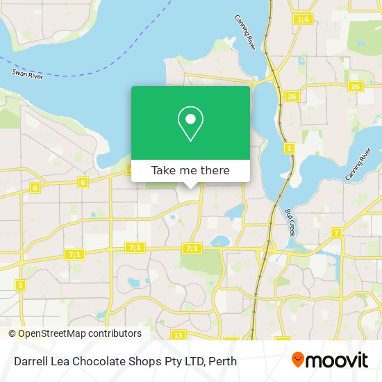 Darrell Lea Chocolate Shops Pty LTD map
