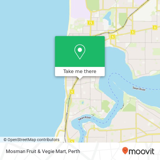 Mosman Fruit & Vegie Mart, 20 Monument St Mosman Park WA 6012 map