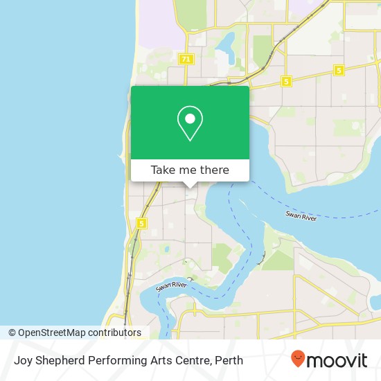 Joy Shepherd Performing Arts Centre map