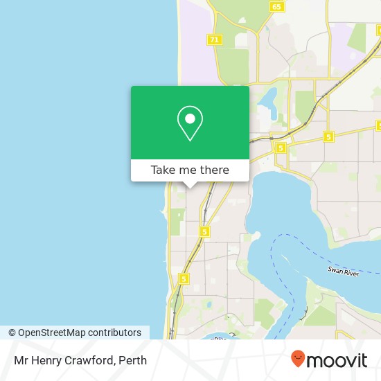 Mr Henry Crawford, 32 Napier St Cottesloe WA 6011 map