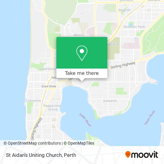 St Aidan's Uniting Church map