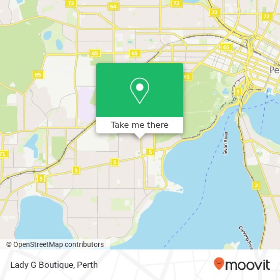 Lady G Boutique, 25 Hampden Rd Nedlands WA 6009 map