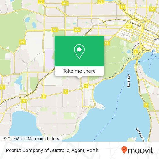 Peanut Company of Australia, Agent, 20 Leura St Nedlands WA 6009 map