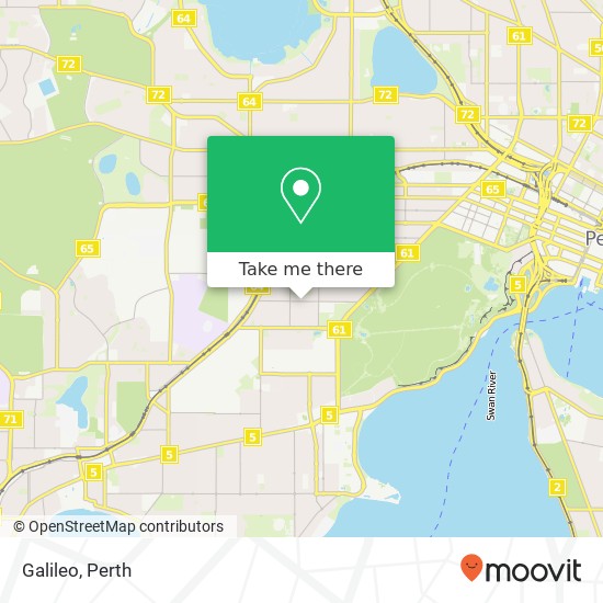 Galileo, 199 Onslow Rd Shenton Park WA 6008 map