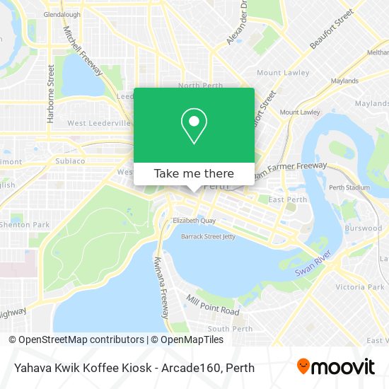 Mapa Yahava Kwik Koffee Kiosk - Arcade160