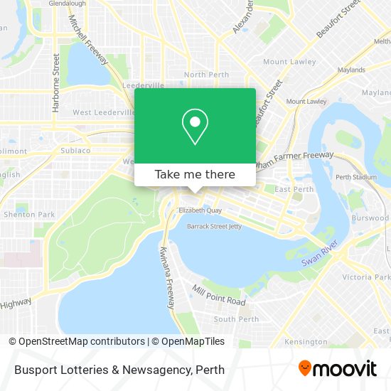 Mapa Busport Lotteries & Newsagency