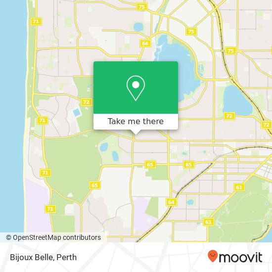 Bijoux Belle, Floreat WA 6014 map