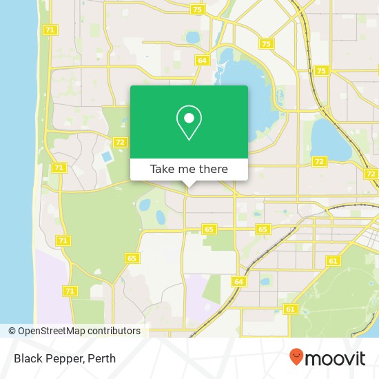 Black Pepper, Floreat WA 6014 map