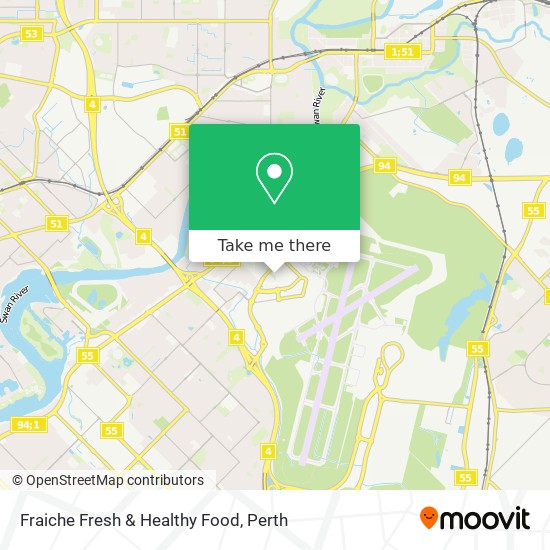 Mapa Fraiche Fresh & Healthy Food