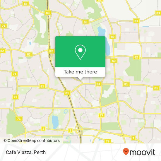 Cafe Viazza, 1 Calectasia St Greenwood WA 6024 map