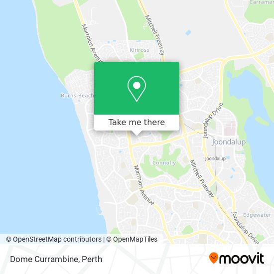 Mapa Dome Currambine